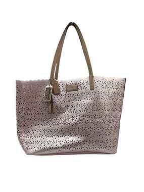 4279 Coach lazer cut pink tote bag 271164279